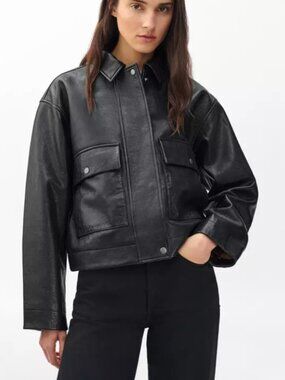 Rag & Bone Nonie Lamb Leather Jacket